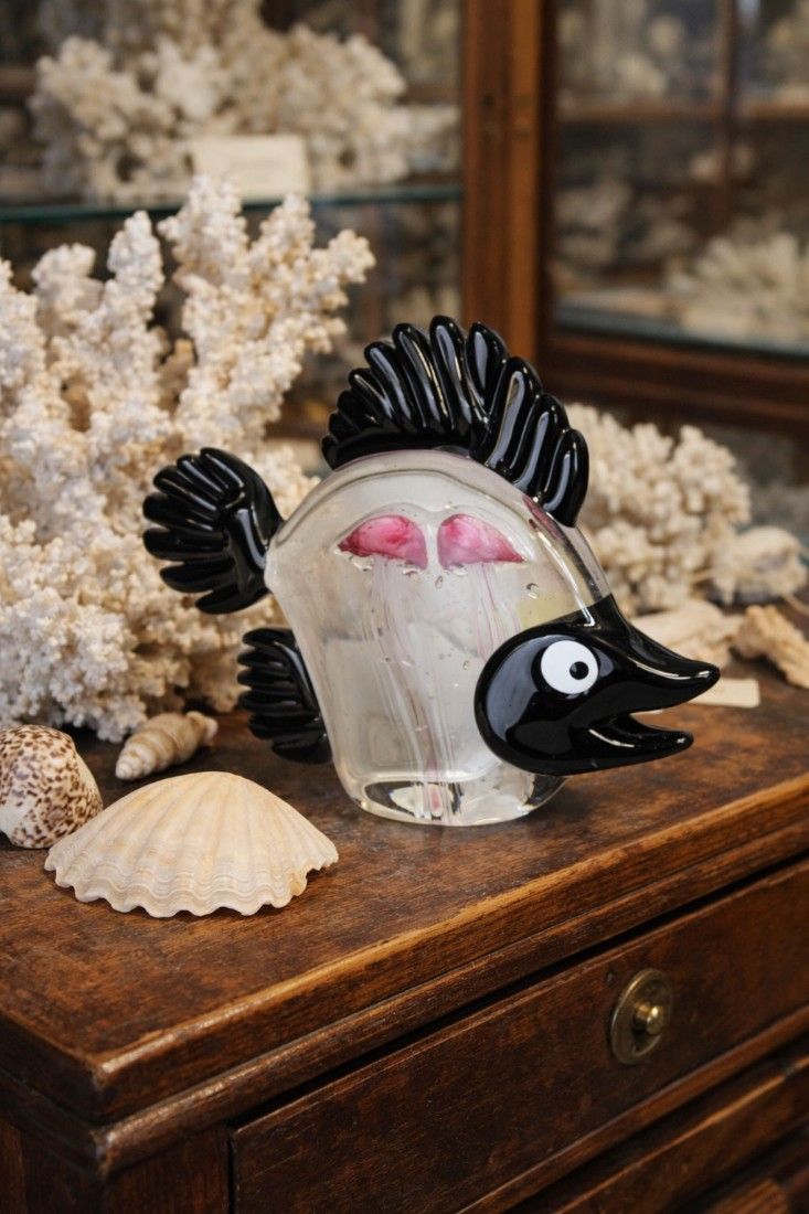 Peste-figurina din sticla Murano