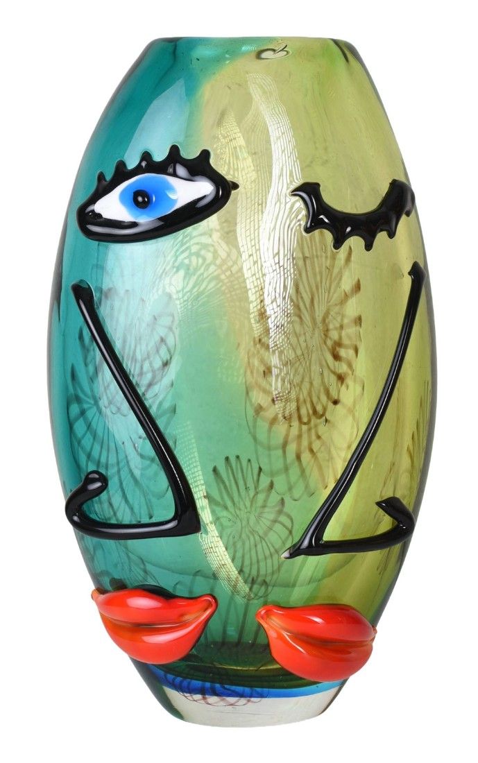 Figura umana-vaza din sticla Murano