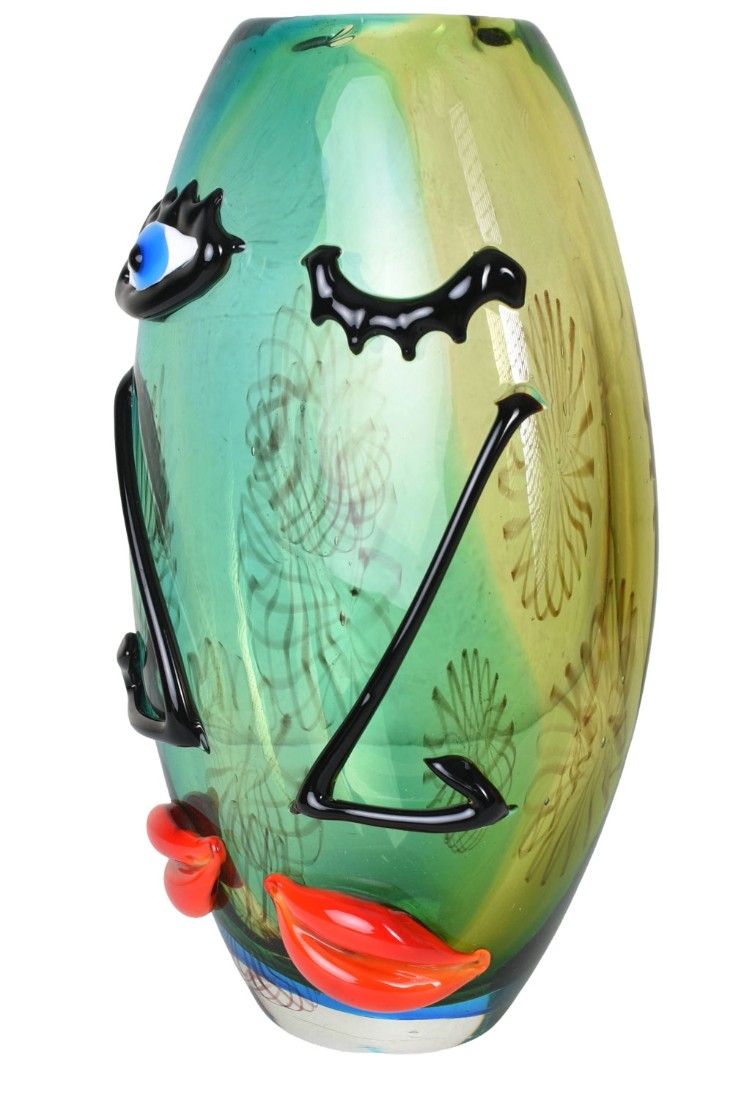 Figura umana-vaza din sticla Murano