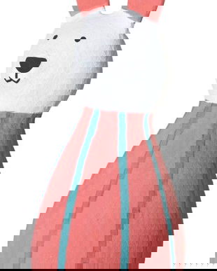 Iepuras de Paste-figurina din materiale reciclate