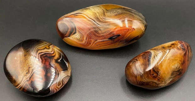 Agat Sardonyx - Set Pietre Polisate