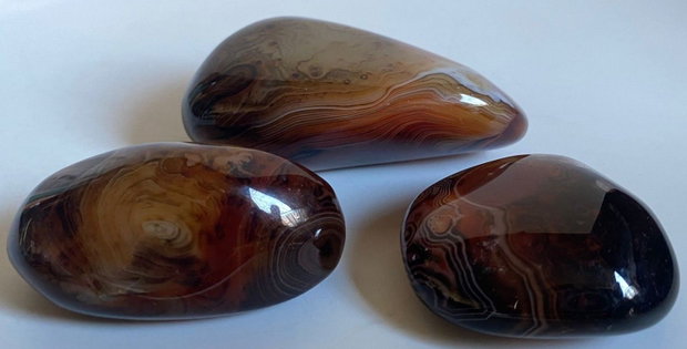 Agat Sardonyx - Set Pietre Polisate