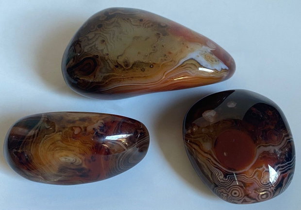 Agat Sardonyx - Set Pietre Polisate