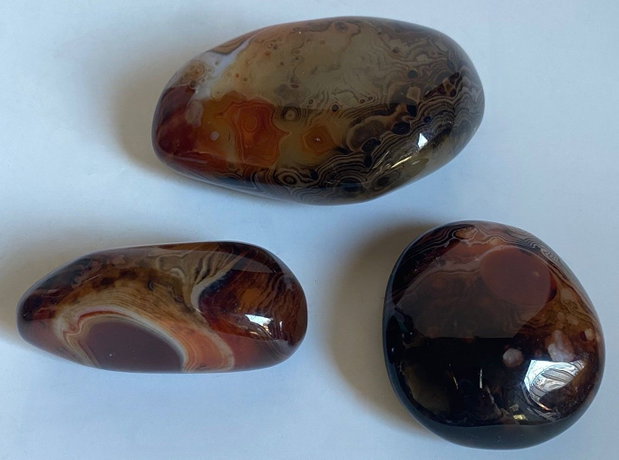 Agat Sardonyx - Set Pietre Polisate