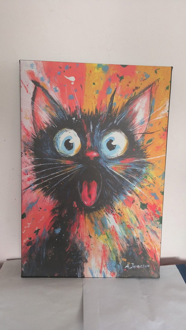 Tablou Explozie de Mieunat 40x60cm Print Digital pe Canvas cu cadru lemn