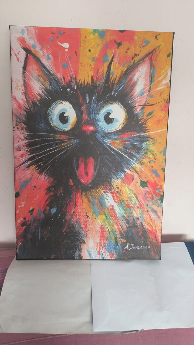 Tablou Explozie de Mieunat 40x60cm Print Digital pe Canvas cu cadru lemn