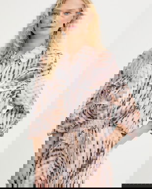 Guess cămașă pentru femei, cu amestec de vâscoză DALIA