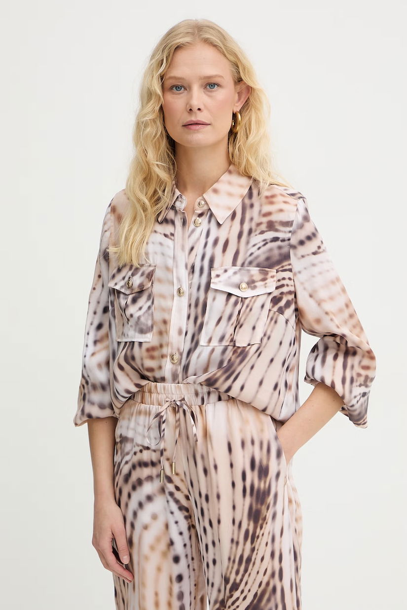 Guess cămașă pentru femei, cu amestec de vâscoză DALIA