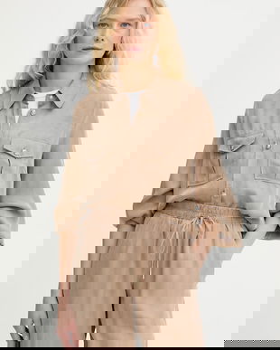 Guess cămașă pentru femei, cu amestec de vâscoză DALIA