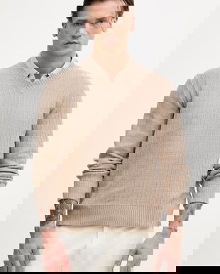 Sisley pulover pentru bărbați, cu amestec de bumbac