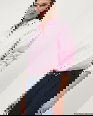 Medicine cămașă oxford pentru femei, din bumbac