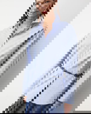 Medicine cămașă oxford pentru femei, din bumbac