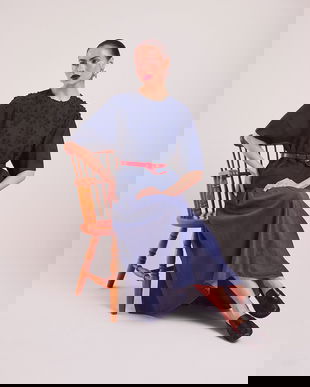 Medicine bluză de femei din bumbac