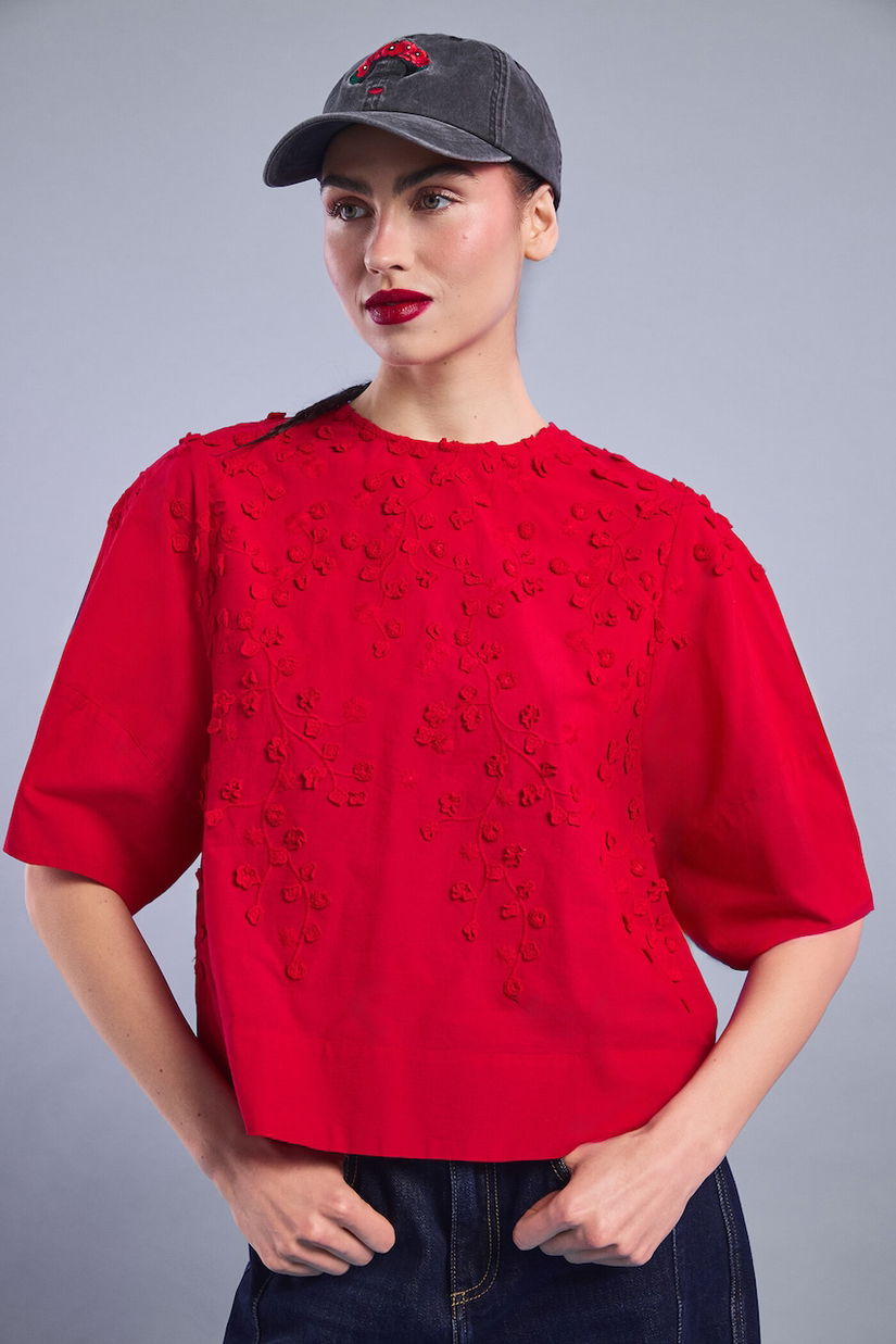 Medicine bluză de damă din bumbac