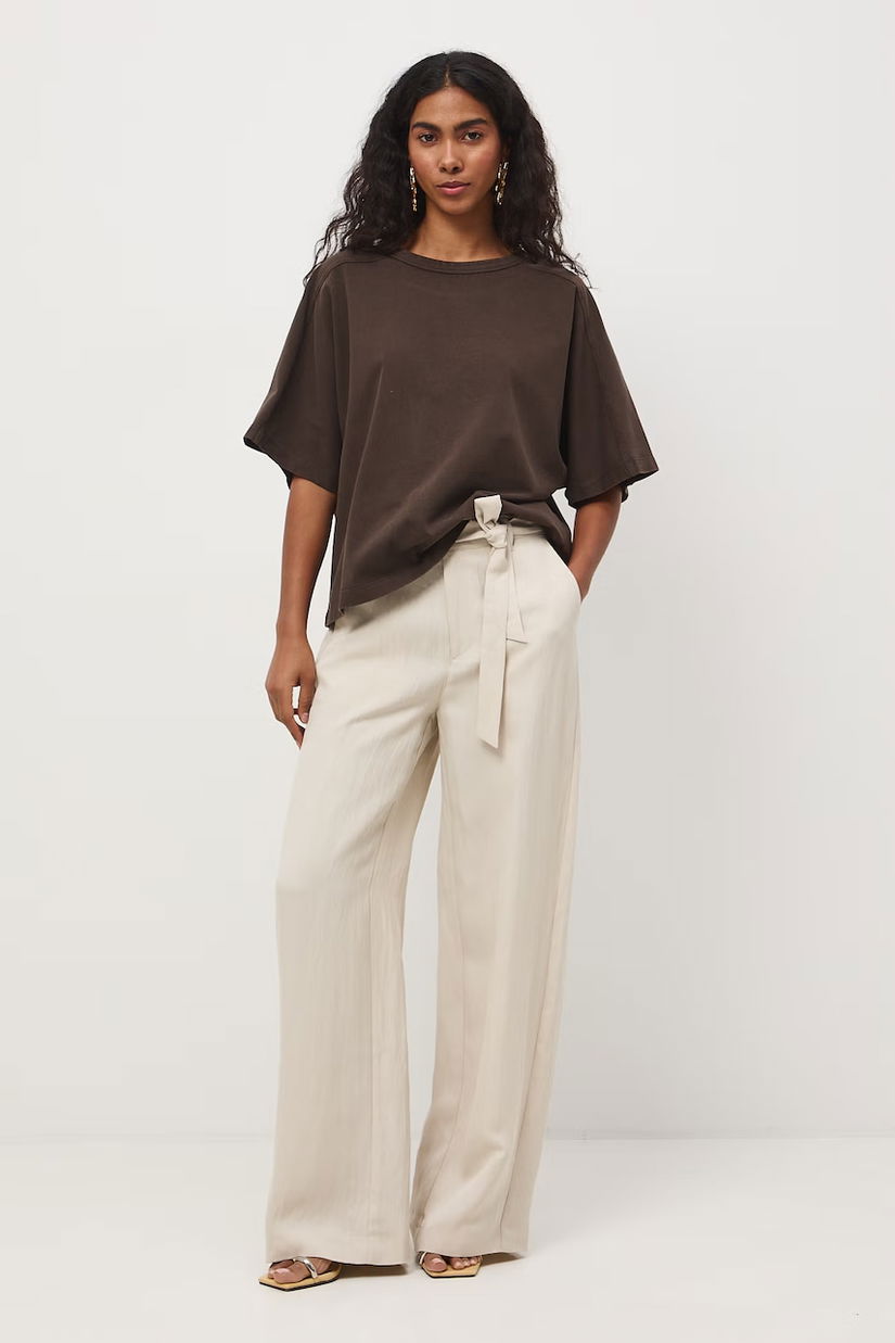 Medicine pantaloni wide leg pentru femei