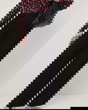 Medicine pantaloni wide leg pentru femei