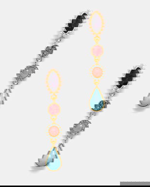 Kurt Geiger London cercei pentru femei, din metal cu zirconiu cubic