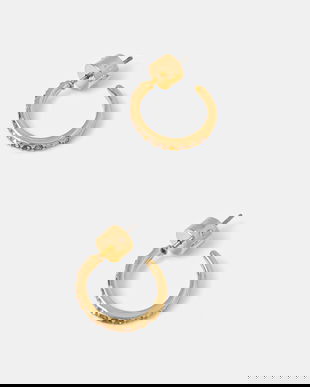 Kurt Geiger London cercei pentru femei, din metal cu zirconiu cubic