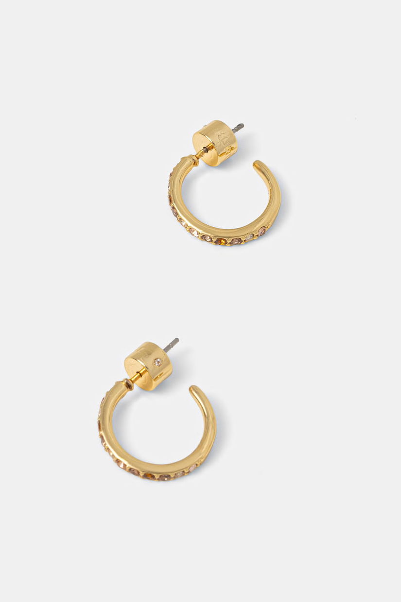 Kurt Geiger London cercei pentru femei, din metal cu zirconiu cubic