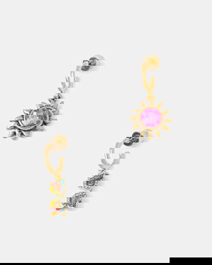 Kurt Geiger London cercei pentru femei, din metal zirconiu cubic