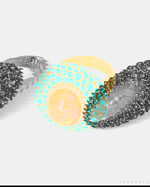 Kurt Geiger London inel pentru femei metalic