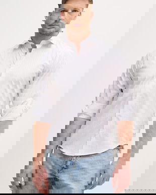 Sisley cămașă pentru bărbați, din bumbac