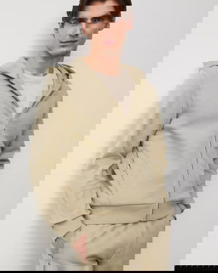 Medicine hanorac cu fermoar și glugă pentru bărbați