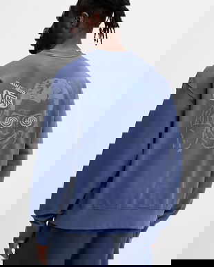 Vans hanorac oversized pentru bărbați, cu amestec de bumbac