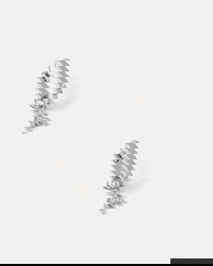 Patrizia Pepe cercei pentru femei, din metal cu zirconiu cubic