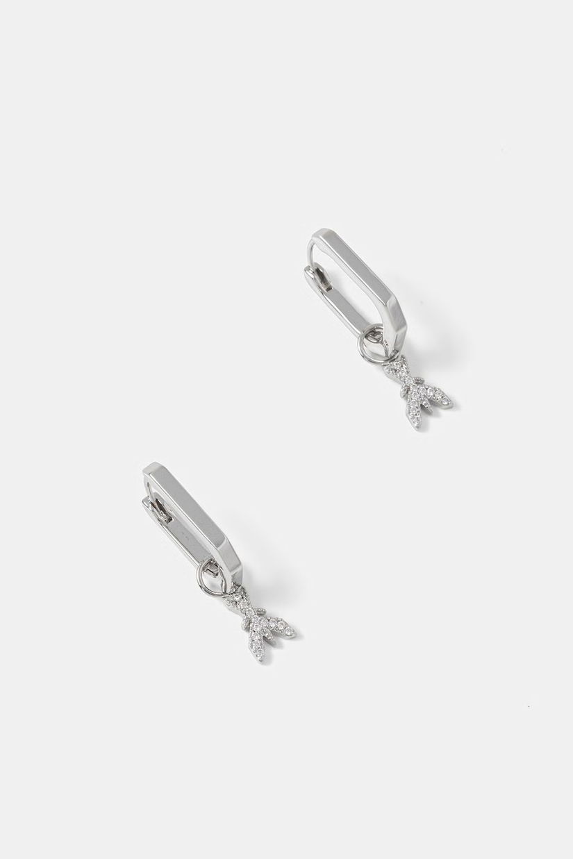 Patrizia Pepe cercei pentru femei, din metal cu zirconiu cubic