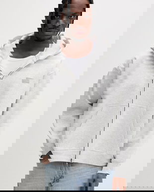 Vans hanorac cu fermoar și glugă pentru bărbați, din bumbac Premium LX Full Zip