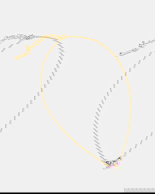 Kurt Geiger London colier cu pandantiv pentru femei metalic zirconiu cubic