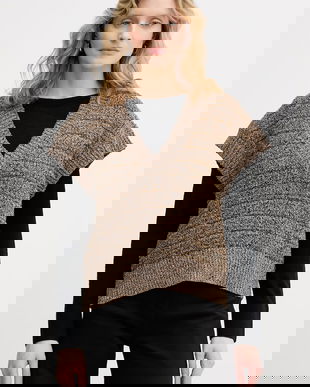 Sisley pulover pentru femei, cu amestec de bumbac