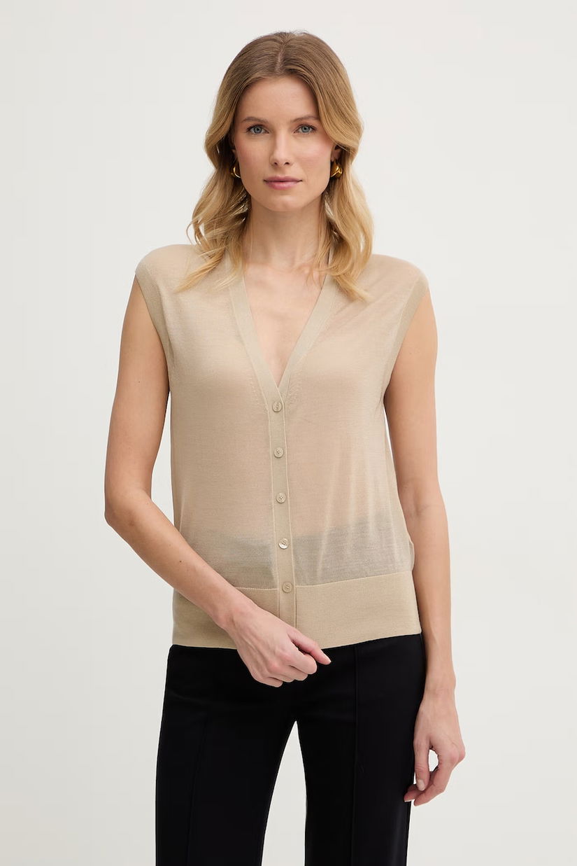 BOSS Vestă pentru femei, cu amestec de lână Fumi