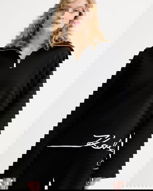 Karl Lagerfeld hanorac pentru femei, cu amestec de bumbac