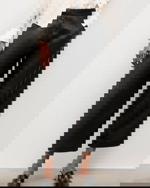 Answear.LAB pantaloni pentru femei, din piele MADELINE Unscripted Collection