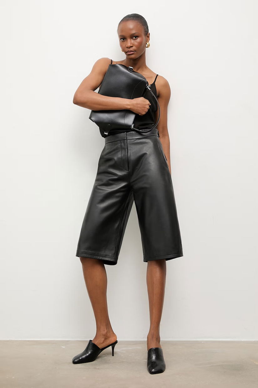 Answear.LAB pantaloni pentru femei, din piele MADDIE Unscripted Collection