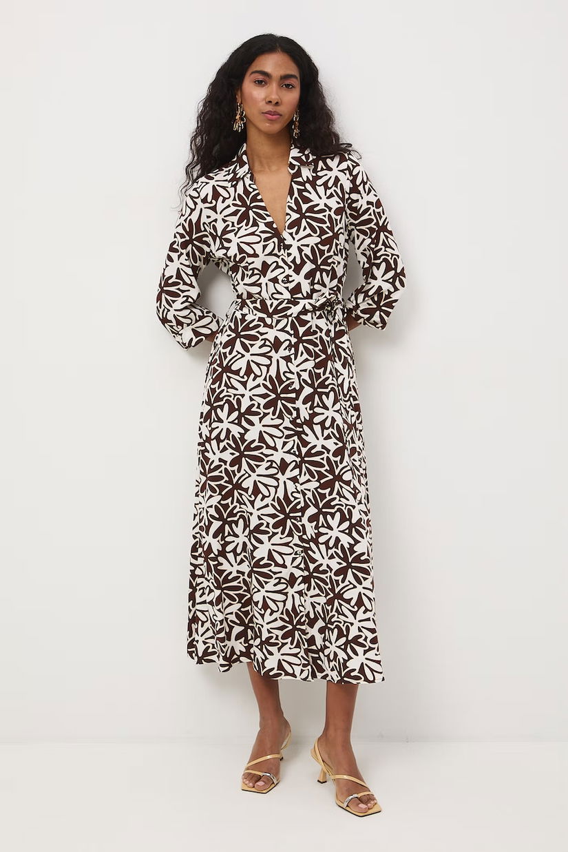 Medicine rochie tip cămașă cu vâscoză