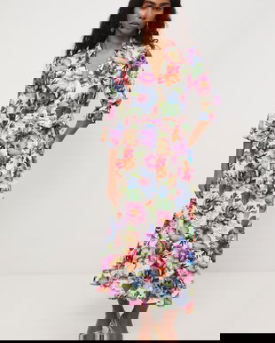 Medicine rochie tip cămașă cu vâscoză