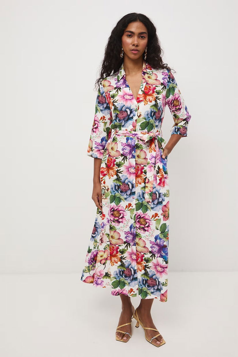 Medicine rochie tip cămașă cu vâscoză