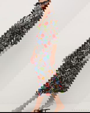 Medicine rochie tip cămașă cu vâscoză