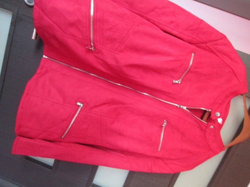 geaca rosie superba primavara dame 58