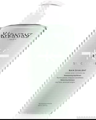 Sampon pentru Par si Scalp Gras - Kerastase Specifique Bain Divalent Shampoo, 500 ml