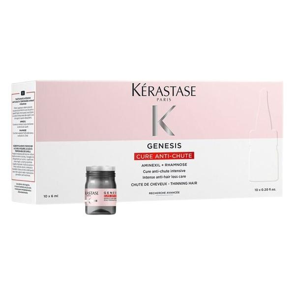 Tratament Intensiv Anticadere - Kerastase Genesis Cure Anti-Chute with Aminexil and Rhamnose, 10 x 6 ml