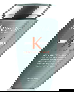 Sampon pentru Densitatea Parului pentru Barbati - Kerastase Genesis Homme Bain de Masse Epaississant, 250 ml