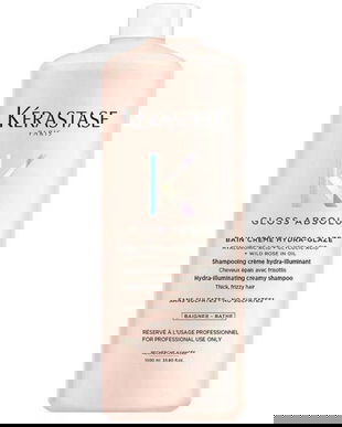 Sampon Crema Hidratant pentru Stralucire si Anti-Frizz - Kerastase Gloss Absolu Bain Creme Hydra-Glaze, 1000 ml