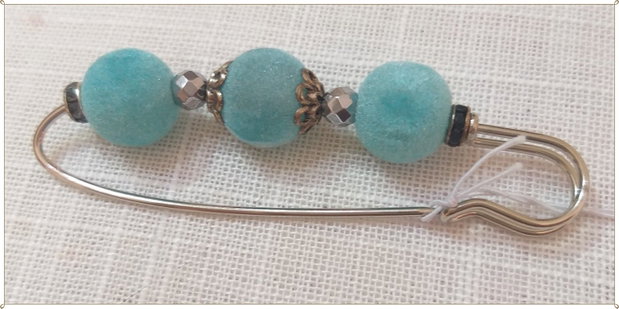 BROSA- ACAR-MARGELE CATIFELATE BLEU-TURCOAZ