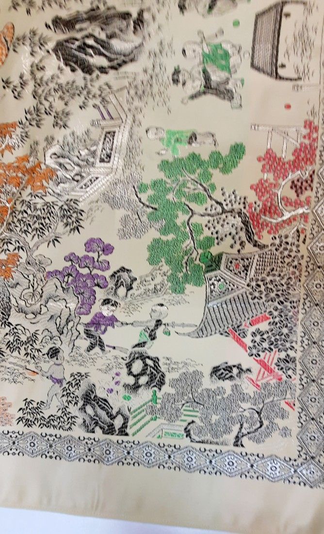 Față de masă cu desen chinezesc