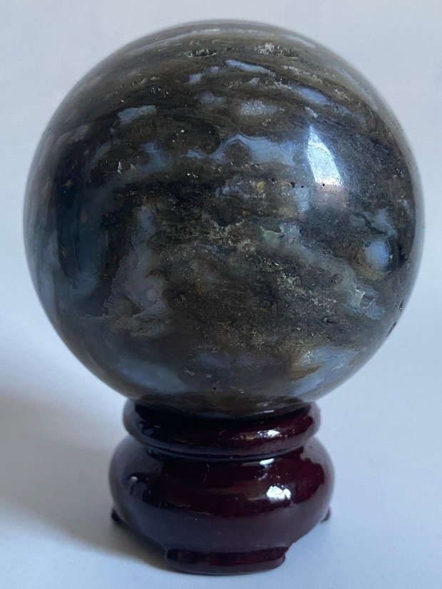 Fluorit-Agat - Sfera piatra semipretioasa