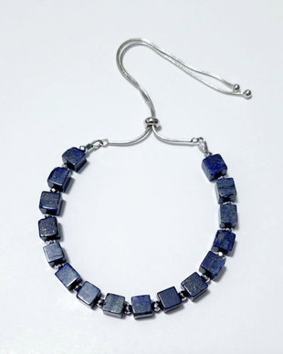 Bratara argint 925 cu lapis lazuli si hematit
